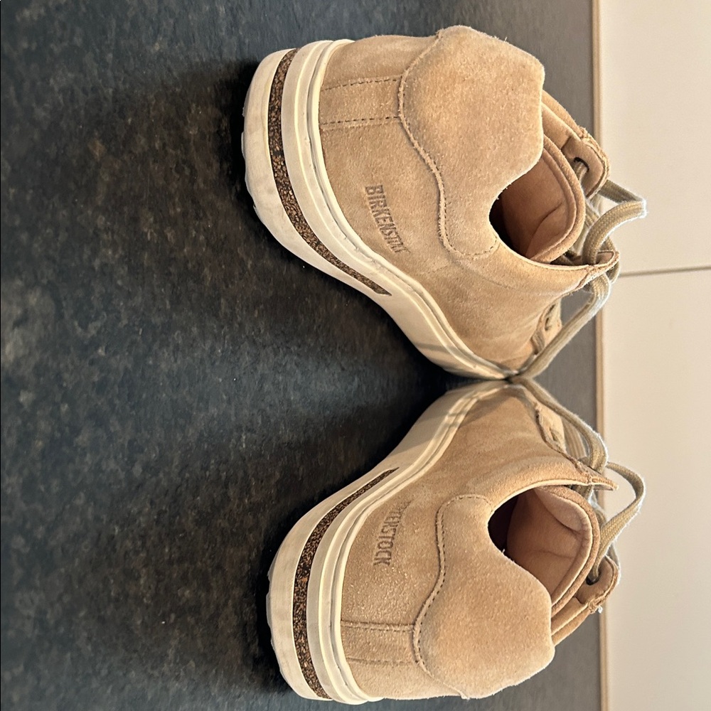 Birkenstock Women’s Tan Suede Sneakers - Picture 5 of 5